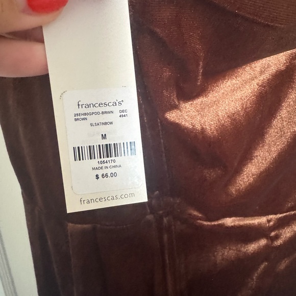 Francescas Velvet Jumpsuit NWT - Picture 7 of 7